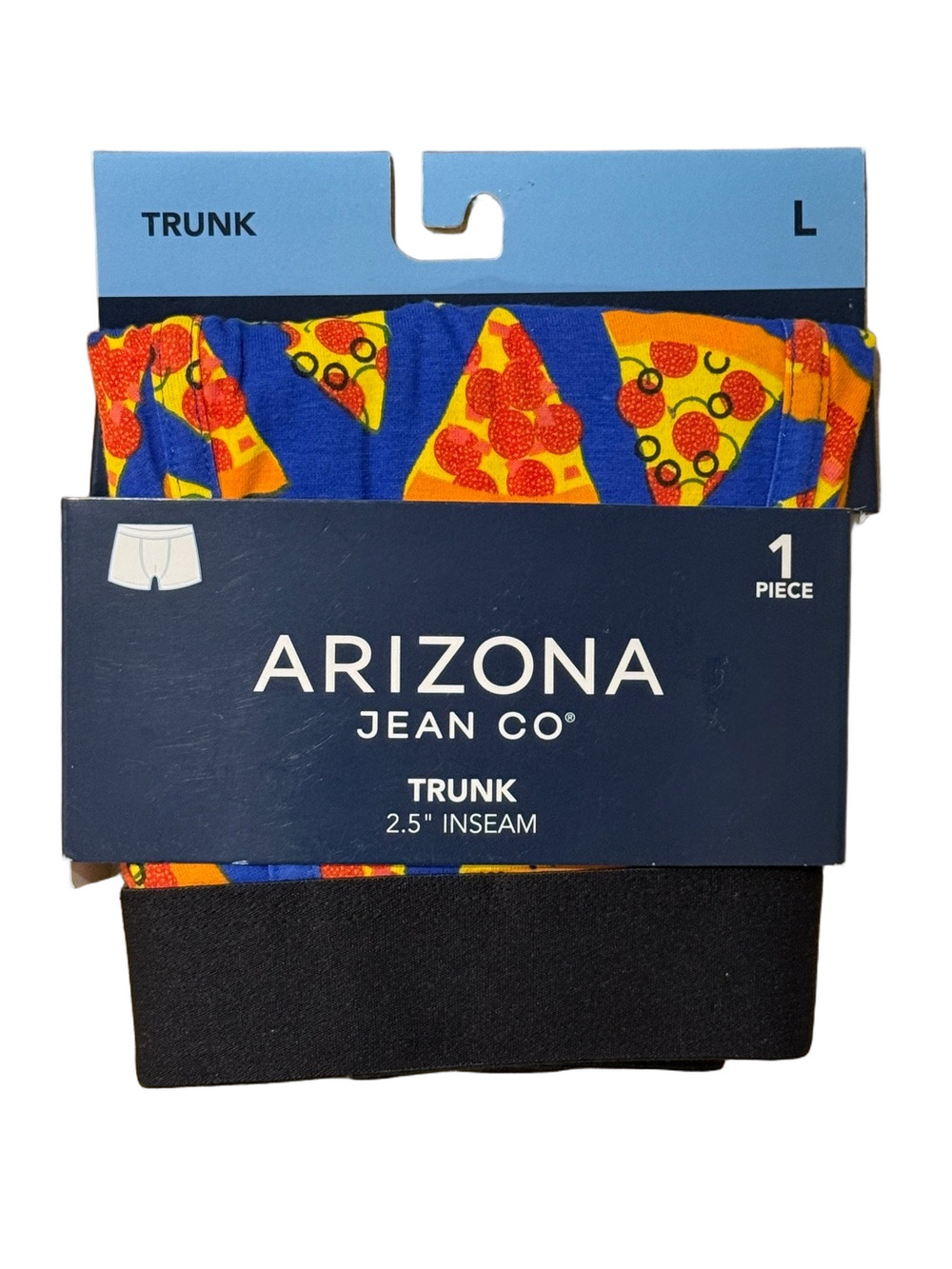 Mens Pepperoni Pizza Boxer Brief Trunks - Size Large - Arizona Jean Co - NWT